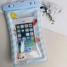 Macaron Mobile Phone Waterproof Bag Airbag Floating Transparent Touch Screen Swimming Rafting Songkran Outdoor Transparent Touch Screen - Dinosaur - View 7