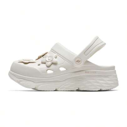 Skechers Giày nữ thường ngày với đệm mút MAX CUSHIONING FOAMIES, giày nữ nhẹ, đế đúc, thoải mái cho các hoạt động hàng ngày và ngoài trời, 111675-OFWT