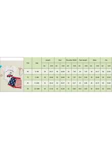 Baby Boy 4th Of July Outfit Patriotic Short Sleeve Flag Embroidery Striped Romper With Star Print Shorts 2Pcs Set , 4th Of July Baby Boy Outfit  0-3Months 3-6Months 6-12Months12-18Months - 象牙白 - 查看 9