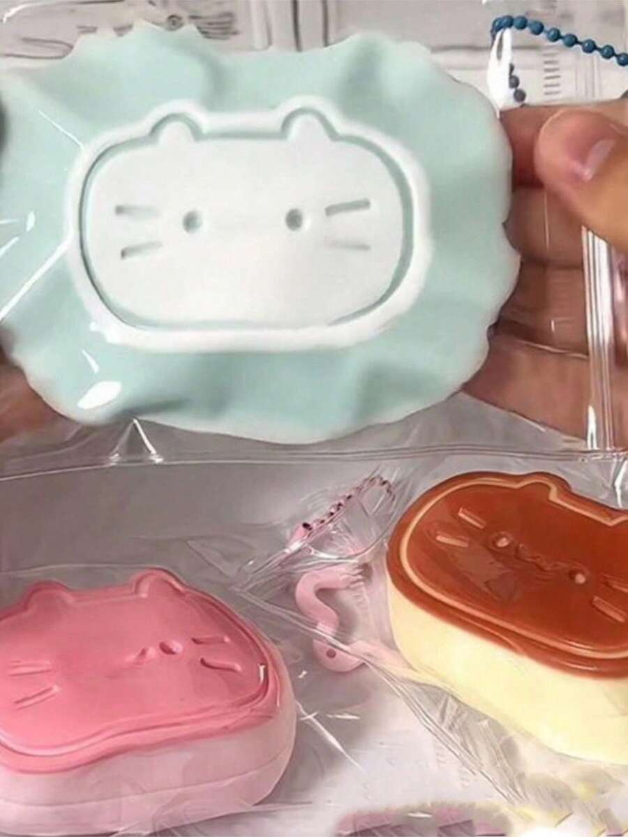挤压奶酪小猫葡萄猫爪慢回弹挤压可爱猫狗企鹅小动物香蕉青少年减压玩具挤压 - 彩色 - 查看 1
