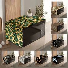 1 Tấm phủ chống bụi họa tiết da báo cho lò vi sóng, tấm phủ chống bụi cho lò nướng và vỉ nướng gia dụng, chống bẩn, chống bụi và có thể giặt được, tấm phủ chống bụi cho máy chế biến thực phẩm gia dụng, tấm phủ bảo quản nhà bếp cao cấp, chống bụi và chống bám bẩn. - che phủ - Xem 1