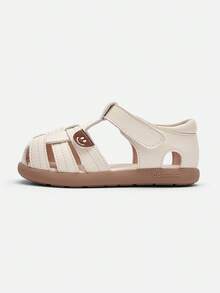 Balabala Dép xăng đan chống trượt cho bé trai 2026, nhẹ, thoáng khí, đế bền, giày mùa hè ngoài trời cho trẻ nhỏ. - Trắng đục - Xem 2