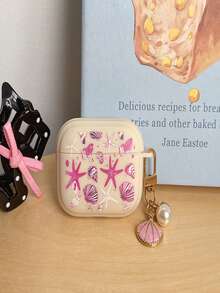 蝴蝶樱桃图案 4/3/1/2/Pro2/Pro3 保护壳（防震硬壳保护套，带钥匙扣，可爱时尚图案，男女儿童适用） - 彩色 - 查看 17