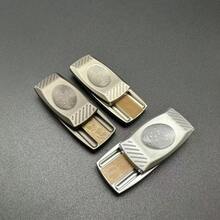磁性金属减压玩具：硬币滑块+旋钮 | 带触感硬币旋转器的EDC桌面小工具，行政办公玩具及成人礼品套装 - 彩色 - 查看 4