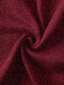 Women's Elegant Romantic Date Night Fitted Sleeveless Top And Bodycon Skirt 2-Piece Set, Shiny Button Decor, Suitable For Party And Daily Wear, Spring/Summer - Burgundy - View 8