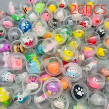 14/28pcs Mini Gashapon Toys - Perfect Gumball Machine, Party Favors And Surprise Prizes - Suitable For Halloween, Thanksgiving, Christmas And Easter Celebrations [Random Color] - Multicolor - View 10