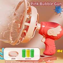 Kids Electric Bubble Machine - Handheld Automatic Bubble Blower Plastic Toy, Suitable For Indoor/Outdoor Party Play, Also A Great Birthday Gift For Family & Friends (Batteries Not Included), Girls Toys, Boys Toys, Party Games, Wedding Bubbles, Bubble Gun, Mother's Day - Bubble Machine - View 13