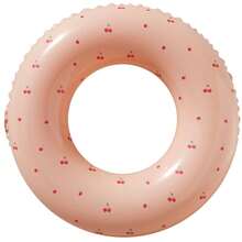 1Pc Summer Vacation Style Cherry Print Swimming Ring Thickened Leak-Proof Beach Pool Floating Ring - Multicolor - View 3