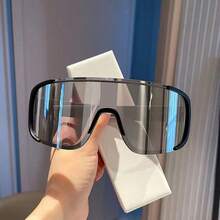 1pc Unisex Outdoor Hiking Fashion Glasses, Suitable For Mountain Biking, Windproof And Sandproof, For Mountaineering Protection - Multicolor - View 3