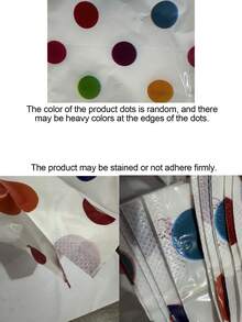 10/20pcs Colorful Polka Dot Gift Bags, Made Of Durable Plastic, Suitable For Fashion Gifts, Shopping And Party Favors. These Portable Gift Bags Are Perfect For Holidays, Celebrations And Daily Use, Great For Holiday Party Giveaways - Polka Dots - View 11