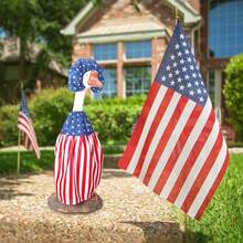 4th Of July 23" American Flag Costume, 250th Anniversary Celebration Outdoor Decor, Patriotic Goose Outfit, Summer Lawn/Garden Independence Day (July 4th) Celebration - A - View 5