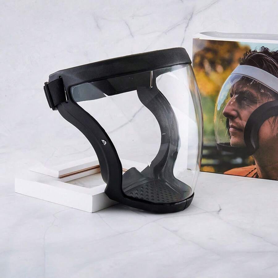 1 pieza Pantalla facial protectora transparente anti-vaho, anti-salpicaduras y anti-polvo, gafas de para jardinería/ciclismo - A - Ver 1