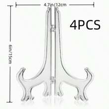 Plastic Photo Frame Art Plate Display Stand Business Card Holder Display Stand For Weddings And Birthday Parties - Photo Frame Stand - View 8