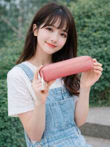 Shendy Vendy Backpack With Large Capacity, 5-Piece Set Fashionable Cool Youth Backpack Pencil Case Laptop School Student - MOD200 粉紅色 1 - 查看 5