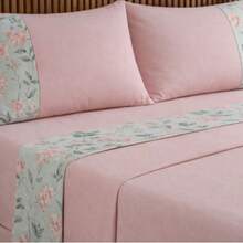 Alegra 400 Thread Count Silk Touch 4-Piece Sheet Set For Double/Queen/King Sizes - Premium Comfort - 奢華粉 - 查看 2