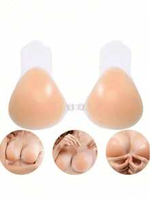 1 Cặp Áo Ngực Vô Hình Silicone Cho Nữ, Áo Ngực Không Đường May, Áo Ngực Silicone, Áo Ngực Cưới, Áo Ngực Có Keo Dán, Áo Ngực Thoáng Khí Chống Nước, Áo Ngực Nâng Ngực Silicone Cho Nữ, Kiểu Dáng Thời Trang, Áo Ngực Vô Hình, Áo Ngực Silicone Không Dây, Có Thể Tái Sử Dụng, Có Keo Dán, Áo Ngực Thoải Mái Chống Nước, Áo Ngực Nâng Ngực Silicone Cho Nữ, Nhiều Kiểu Dáng - Nhiều màu - Xem 5