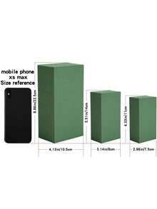 20pcs/10pcs/8pcs/1pc/2pcs/4pcs/6pcs 5.51" X 3.14" X 1.77" - Dry & Wet Floral Foam Bricks, Green Polystyrene Foam Blocks, Suitable For Flower Arranging, Plant Decor And DIY Crafts, Spring Floral And Handicrafts - Multicolor - View 2