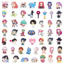 50PCS Cute Cartoon Devil Hunters Stickers DIY Motorcycle Phone Suitcase Fridge Luggage Wall Decals Graffiti Gifts - Multicolor - View 5