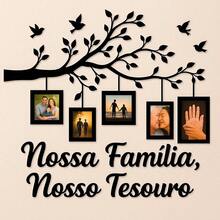 Family Photo Panel - Sentimental Decor For Living Room And Bedroom - Therefore - View 1