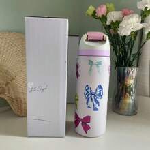 32 Oz Cup Boneyard Vacuum  Water Bottle Drinkware Tumbler Stainless Steel Thermal Mug Original Owalaowala Cold Hot Cup - Nhiều màu - Xem 18
