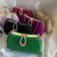 Bolsa Tiracolo / Carteira Feminina  Para Festa / Banquete / Casamento WT188-33 - Preto - Visão 3