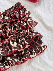 Women's Sexy Leopard Print Halter Top And Shorts 2 Pieces Set, Summer,Women's Summer Set, - Nhiều màu - Xem 4