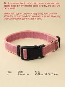 Collar de perro elegante, adecuado para uso diario - Rosa - Ver 2