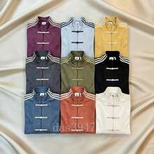 2026 New Fashion Original China Tang Exclusive Year Of The Snake Unisex Training Jacket New Eight Colors HOT - Blue - View 3