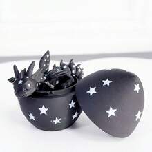 3D打印星空龙及龙蛋 - 可爱收藏雕塑，发光星光龙身，塑料桌面摆件，成人及青少年龙爱好者节日礼物 - 彩色 - 查看 5