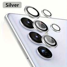 适用于三星 Galaxy S26 Ultra、S26 Plus、S26、S25 Ultra、S24 Ultra、S23 FE、S25 Plus、S24 Plus、S23+、S22 Ultra、A57、A56、A55、A54、A37、A35、A34、A26、A25、A24、A16、A15、A14 的钢化玻璃镜头保护膜 - 藍色 - 查看 6