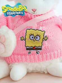 SpongeBob SquarePants 2片/4片装自粘卡通刺绣布贴，背面带3M胶，也可缝制以增加耐用性。图案包括章鱼哥、珊迪和小蜗。创意动漫徽章布贴、超级明星蜗牛刺绣布贴。 - A - 查看 8