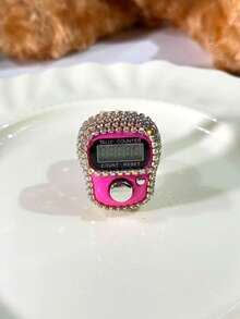 手工钻石戒指电子计数器，便携式数字念珠计数器，迷你手指计数计数器 - 多色 - 查看 22