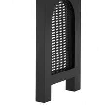 Bänkbord - Svart + MDF - Visa 10