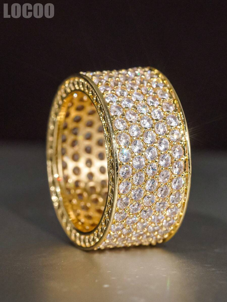 1 chiếc nhẫn đá Cubic Zirconia thanh lịch, thích hợp cho nữ giới, phù hợp làm quà tặng đám cưới, lễ đính hôn, kỷ niệm, quà tặng ngày Valentine. - 3 # - Xem 1