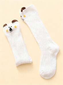 1 đôi tất dài lưới thoáng khí chống muỗi cho bé, thích hợp mùa xuân/hè, họa tiết hoạt hình. - Nhiều màu - Xem 13