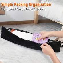 1 chiếc gối kê cổ du lịch, gối du lịch xách tay, túi đựng du lịch, gối tựa đầu máy bay, có thể treo trên hành lý, cất giữ tiện lợi, vật dụng cần thiết cho người đi làm và các chuyến công tác. - Nhiều màu - Xem 5