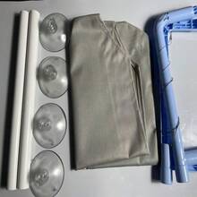 1件純色貓咪窗戶吊床,耐用牛津布長方形,附4個強力吸盤,省空間,適合貓咪在室內曬太陽與休息,四季適用 - 均碼 - 查看 11
