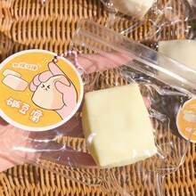 1个超柔软湿润豆腐慢回弹减压捏捏乐玩具，舒缓压力，放松心情，节日、生日礼物，完美之选 - 彩色 - 查看 5