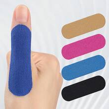 50pcs Sports Elastic Finger Protector Patches, Bowling Thumb Support, Anti-Friction Sports Finger Sleeves - Multicolor - View 4