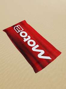 1pc Motorcycle Racing Pattern Beach Towel - A Quick-Drying Microfiber Towel Perfect For The Beach, Beach Vacations, Swimming, Camping, And Summer-Themed Parties. This Versatile Towel Is Ideal For Both Indoor And Outdoor Sports, Making It The Perfect Holiday Gift. - Red 2 - View 6