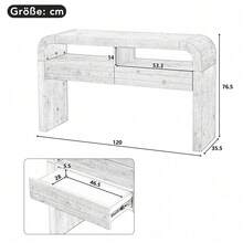 Sofa & Console Tables - Natural + MDF - View 5