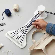 Khung dệt bện tự chế in 3D, dụng cụ đồ chơi dệt bằng nhựa có thể điều chỉnh để làm vòng tay thủ công. - Nhiều màu - Xem 4