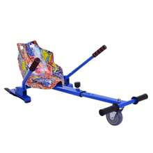 AYAYM Hoverkart Adjustable Sixth Gear Telescopic Adjustment Triangle Stable Kart Seat Kart Racing Frame Fits All Hoverboard Sizes - 8" And 10" - Graffiti Blue - View 5