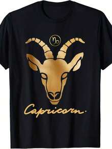 Camiseta del Zodíaco Capricornio - Púrpura malva - Ver 7