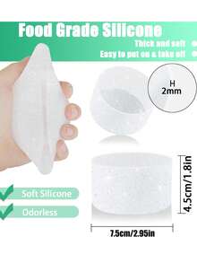Ống bọc cốc silicon bóng bảo vệ, phù hợp với cốc giữ nhiệt 20-40 oz và chai 12-24 oz, giảm vết lõm, bảo vệ đáy cốc, phù hợp với nhiều loại đáy chai/ly hơn, vật dụng thiết yếu cho mùa tựu trường. - Nhiều màu - Xem 6