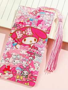 SANRIO 6pcs Character Acrylic Bookmarks Set, Adorable Cartoon Anime Design. Perfect Reading Companion For Anime Fans And Bookworms, These Cute Stationery Items Are A Must-Have. - Multicolor - View 8