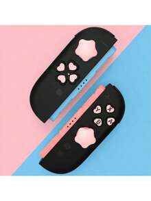 DATA FROG Silicone Button Covers And Thumb Grips Compatible With Switch 2 NS2 Heart Design Accessories - View 4