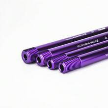 Trục xuyên suốt ZTTO MTB Road Bike Thru Axle Front Fork Shaft Skewers M12x1.0 M12x1.5 12x142 12x100 15x110 15x100mm Hợp kim nhôm Trục xe đạp - Màu tím - Xem 6