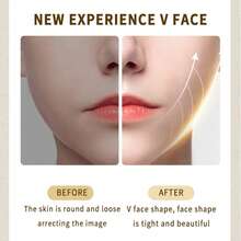 Máy tạo hình khuôn mặt chữ V sạc điện với màn hình LED - 6 chế độ & 15 mức cường độ, chức năng massage và rung, thiết kế công thái học 180°, cáp sạc USB và dây đeo điều chỉnh được, chất liệu nhựa ABS. - Nhiều màu - Xem 5