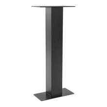 ZhdnBhnos 27" Carbon Steel Mailbox Post, 12" L *6" W *27" H Heavy Duty Mailbox Post With Stable Post Base, I-Shaped Surface Mounting Post For Easy Install Mailbox Use, 110.23lbs Load Capacity, Ground Mounted - Variant,3 - View 1